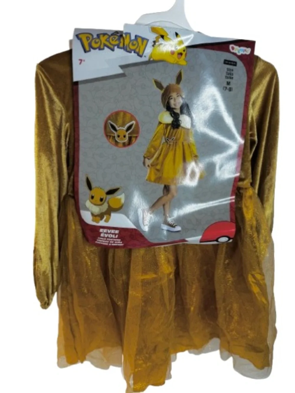 Kids Golden Eevee Costume Dress  Pokémon
